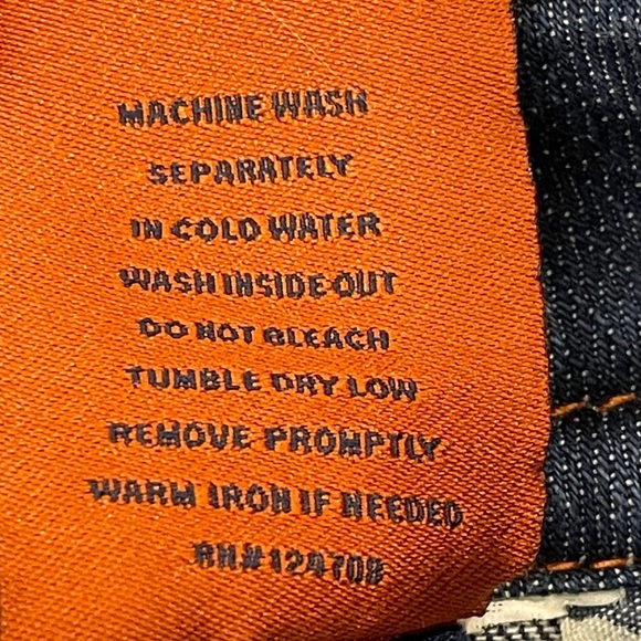 Rock Revival Haley Bootcut Jeans Size 30 Distressed Fleur De Lis Buttons - Picture 15 of 15